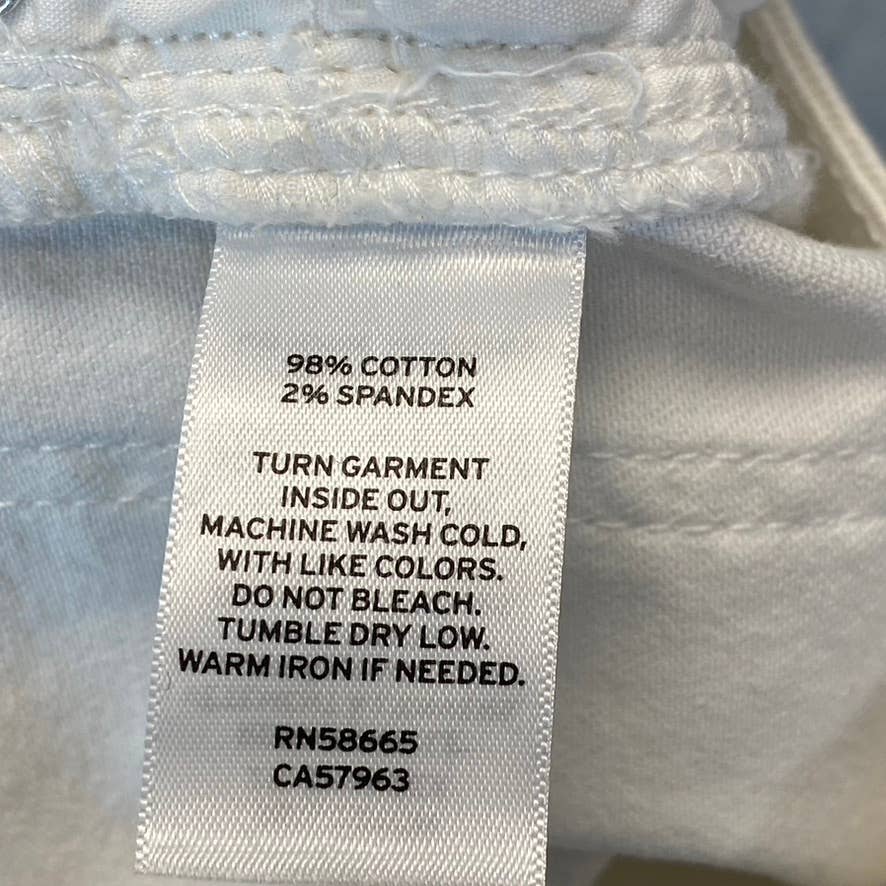 ABOUND Women's White High-Rise Skinny Denim Jeans SZ 25