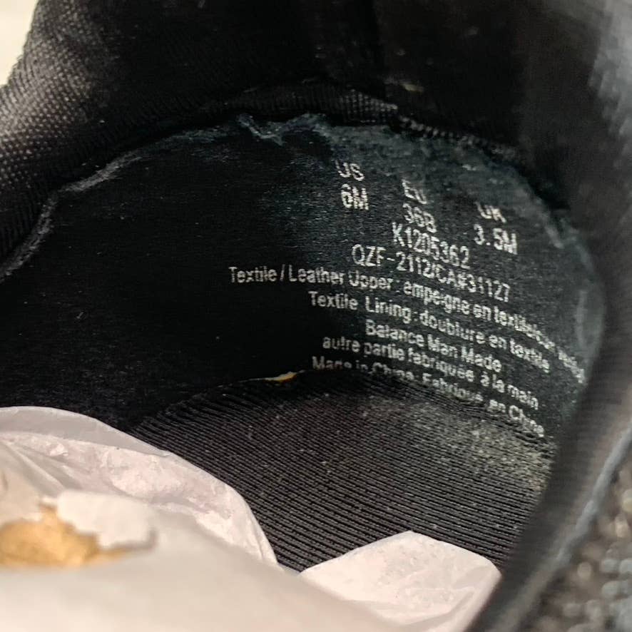 DKNY Women's Black Nash Round-Toe Lace-Up Slip-On Sneakers SZ 6