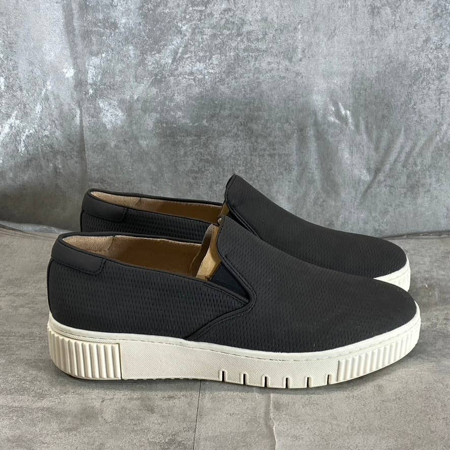 SOUL NATURALIZER Women's Black Tia Platform Round-Toe Slip-On Sneakers SZ 10