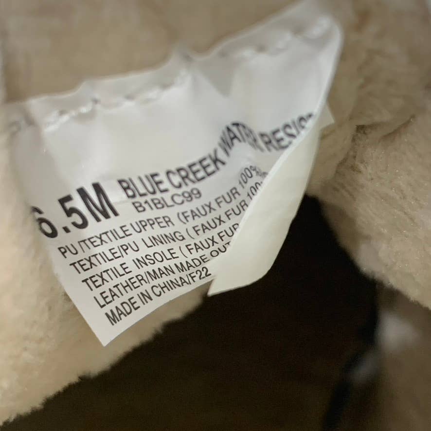 JBU By JAMBU Women's Stone White Blue Creek Memory Foam Lace-Up Ankle Boot SZ6.5