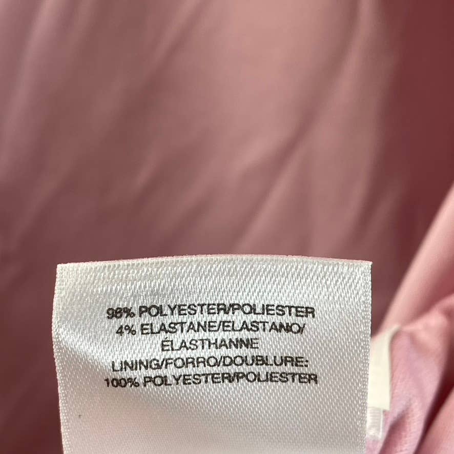 KASPER Women's Salmon Pink 3/4 Ruffle-Sleeve Sheath Knee-Length Dress SZ 10