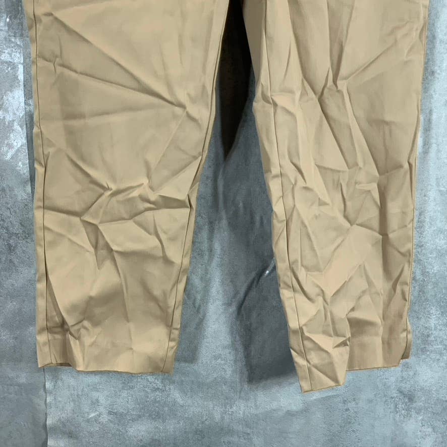 ALFANI Women's Petite Fresh Almond Comfort-Waist Ankle Length Slim Pants SZ 8P