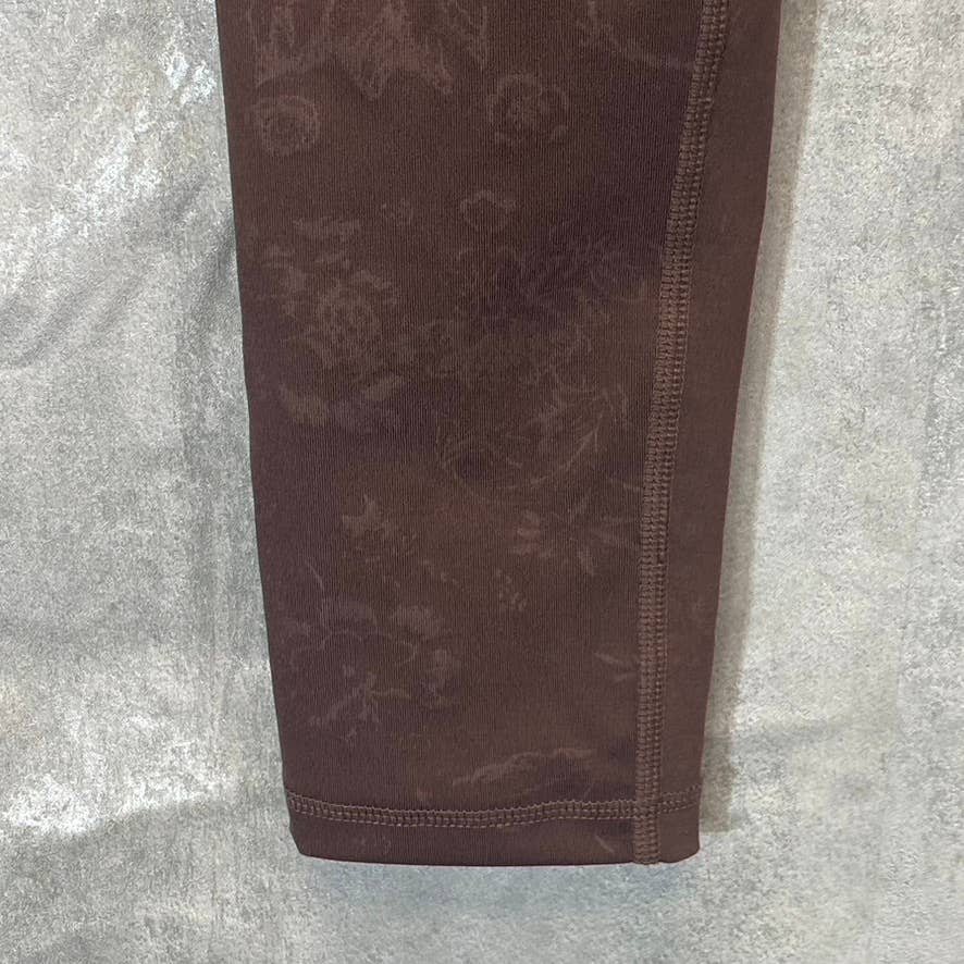 LAUNDRY By Shelli Segal Taupe Printed High-Waist Stretch Pull-On Active Leggings SZ L