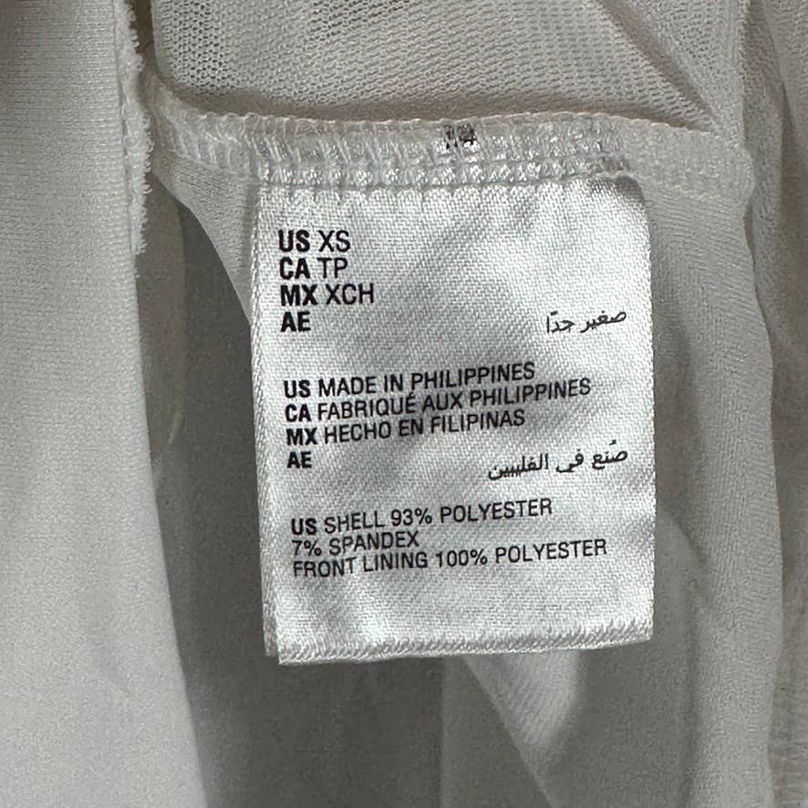 INC INTERNATIONAL CONCEPTS Women's Washed White Gathered Neck Halter Top SZ XS