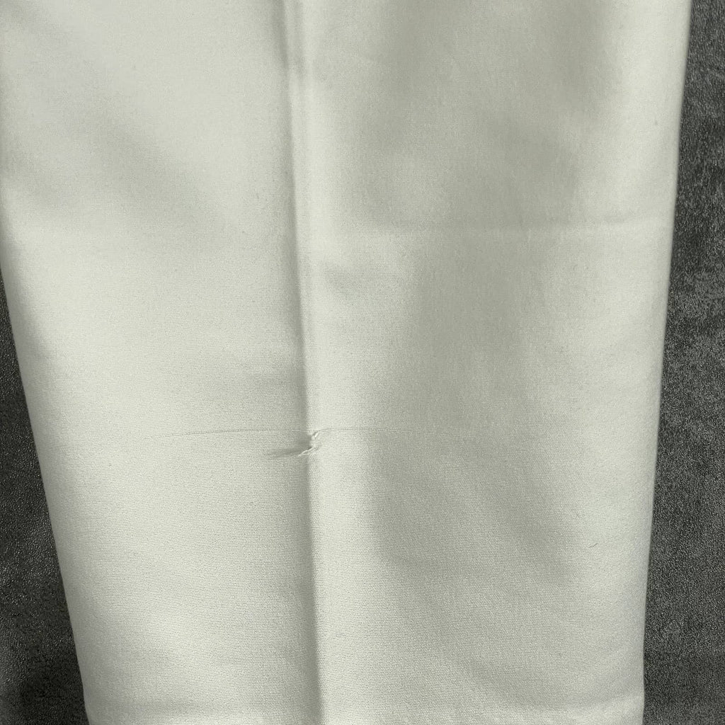 ANNE KLEIN Women's White Double-Weave High-Rise Ankle Pants SZ 4