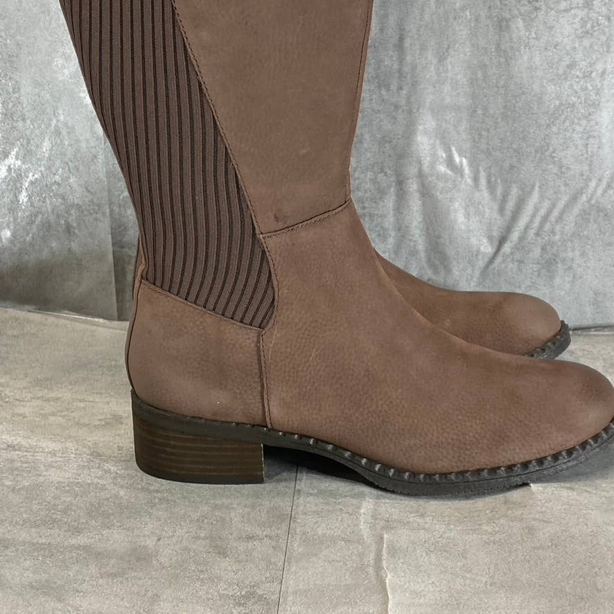 GENTLE SOULS By Kenneth Cole Women's Espresso Best Chelsea Zip-Up Tall Boot SZ11