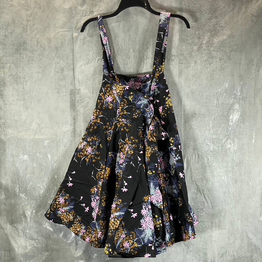 FREE PEOPLE Women's Dark Combo Let The Sunshine In Print Combo Mini Dress SZ M