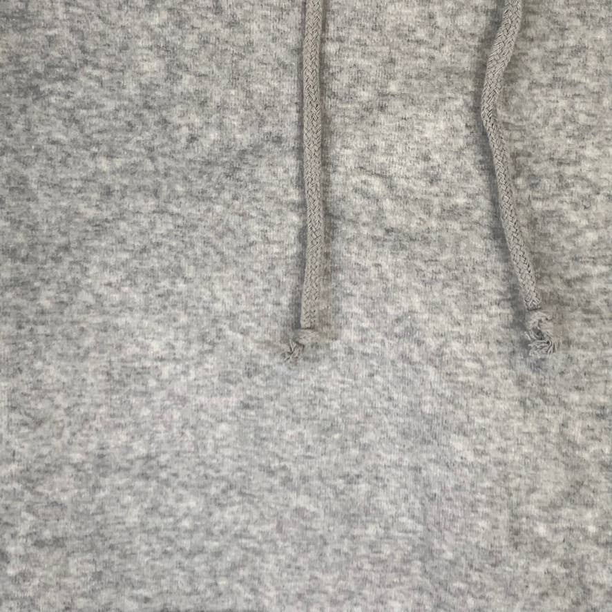 TREASURE & BOND Women's Grey Light Heather Velour Treatment Pullover Hoodie SZ M