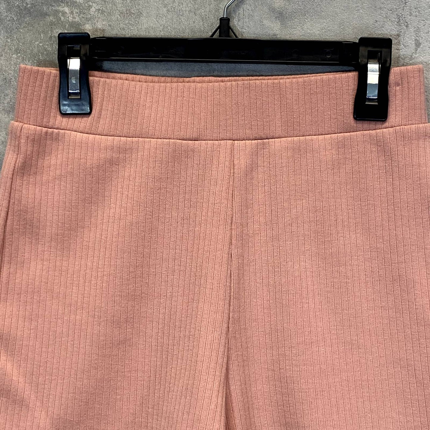 ELODIE Women's Peach Rib Knit Elastic High-Rise Waistband Pull-On Shorts SZ XS