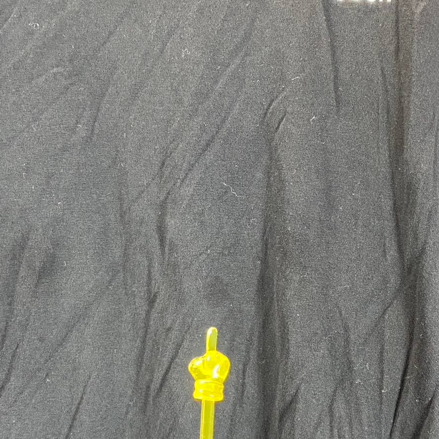 HUGO HUGO BOSS Men's Black Regular-Fit Crewneck Reverse Logo T-Shirt SZ L