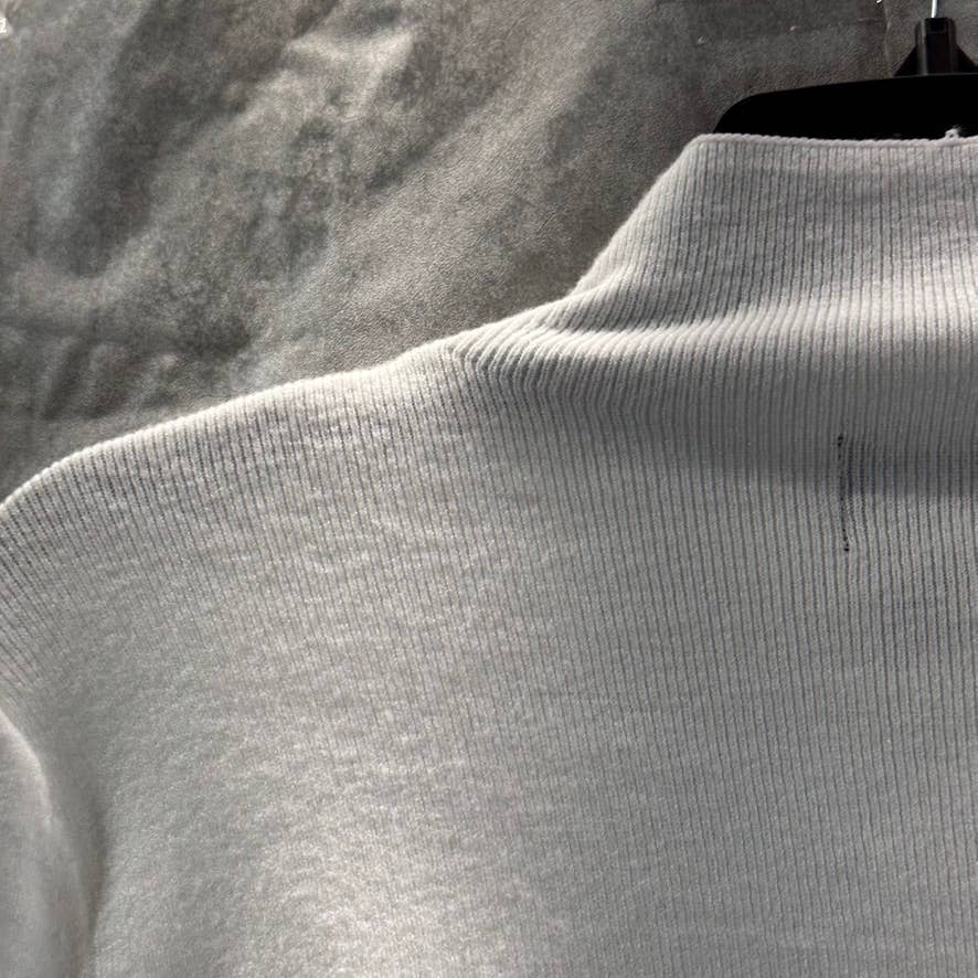 BAR III X Sofia Richie Women's Crop Mock-Neck Long-Sleeve Pullover Sweater SZ M