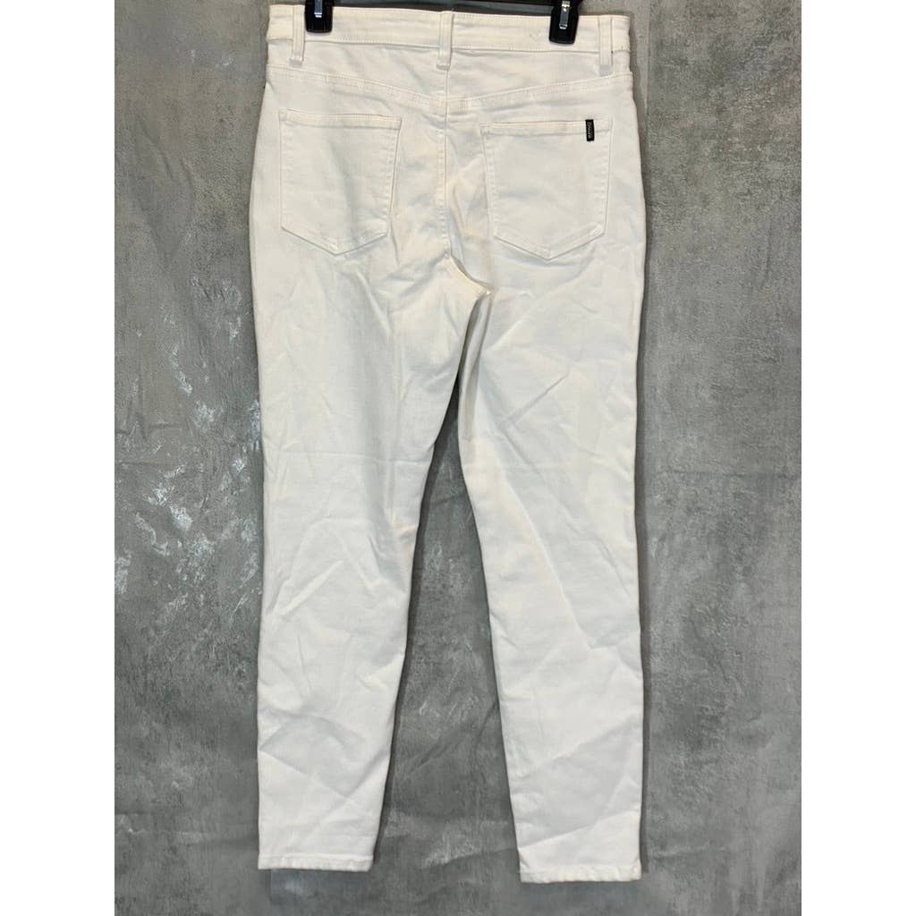 BUFFALO DAVID BITTON Women's White High-Rise Denim Skinny Jeans SZ 31