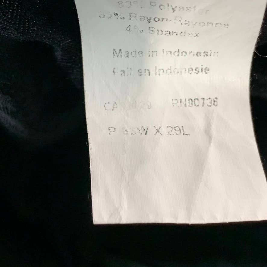 CALVIN KLEIN Men's Dark Grey Infinite Stretch Skinny-Fit Dress Pants SZ 36X29