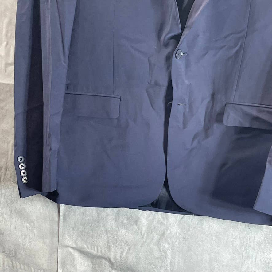 CALVIN KLEIN Men's Navy Solid Infinite Stretch Slim-Fit Two-Button Jacket SZ 44R