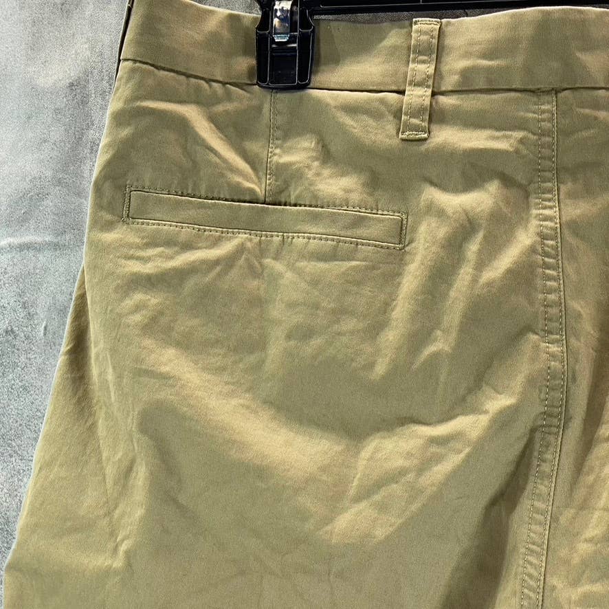 DOCKERS Men's Tan Solid Supreme Flex Stretch Shorts SZ 32