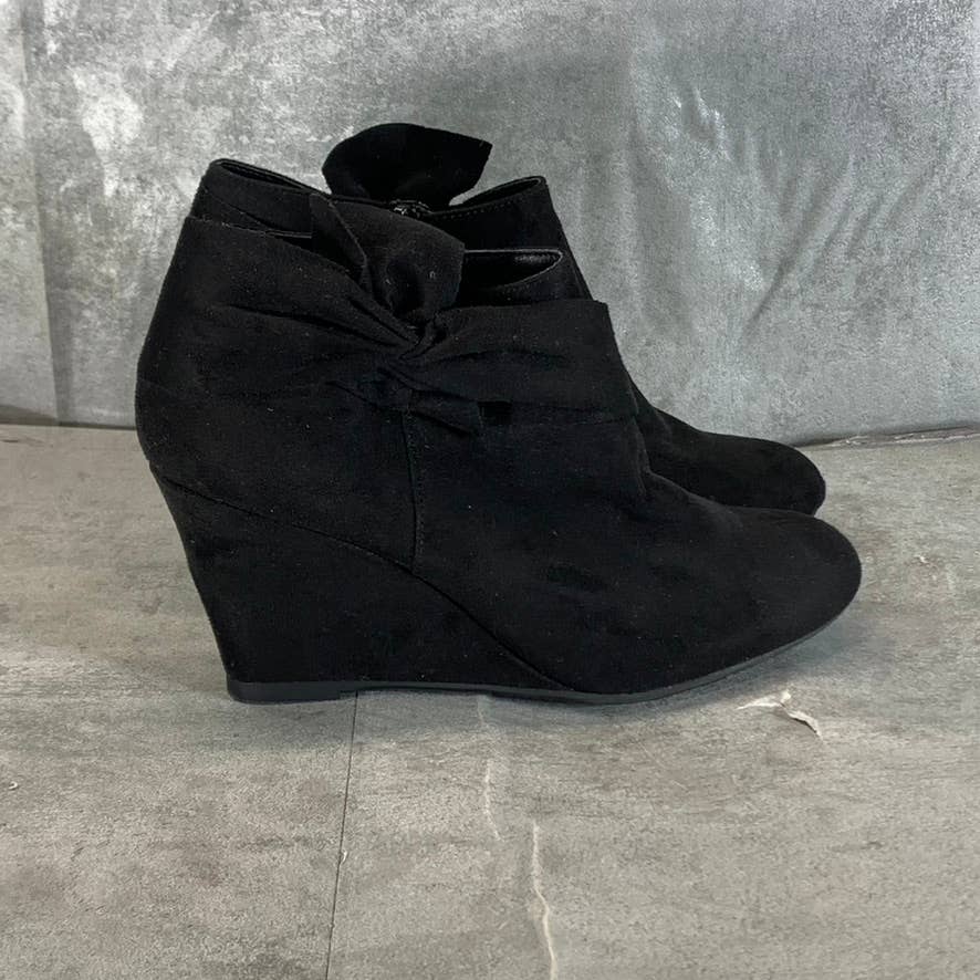 CL By CHINESE LAUNDRY Women's Vivid Bow-Detail Wedge Booties SZ 5.5