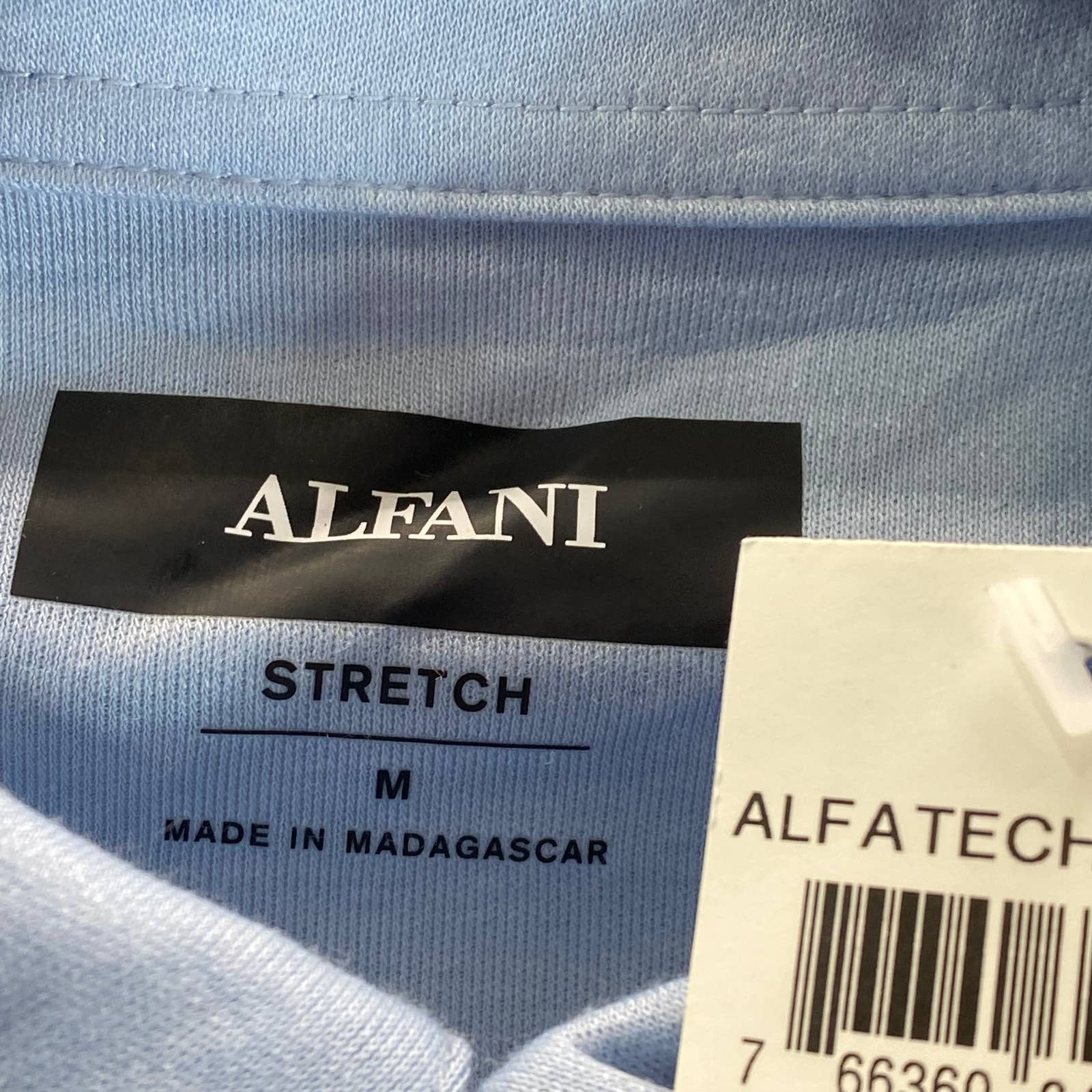 ALFANI Men's Croquis AlfaTech Stretch Solid Short-Sleeve Polo Shirt SZ M