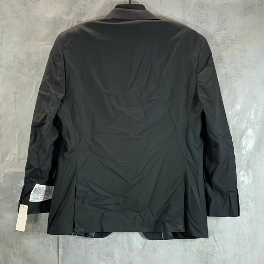 MARC NEW YORK Men's Black Short Modern-Fit Two-Button Suit Jacket SZ 40S