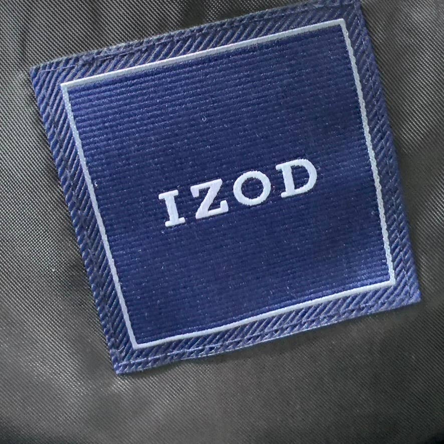 IZOD Men's Solid Black Short Classic-Fit Two-Button Suit Jacket SZ 42S