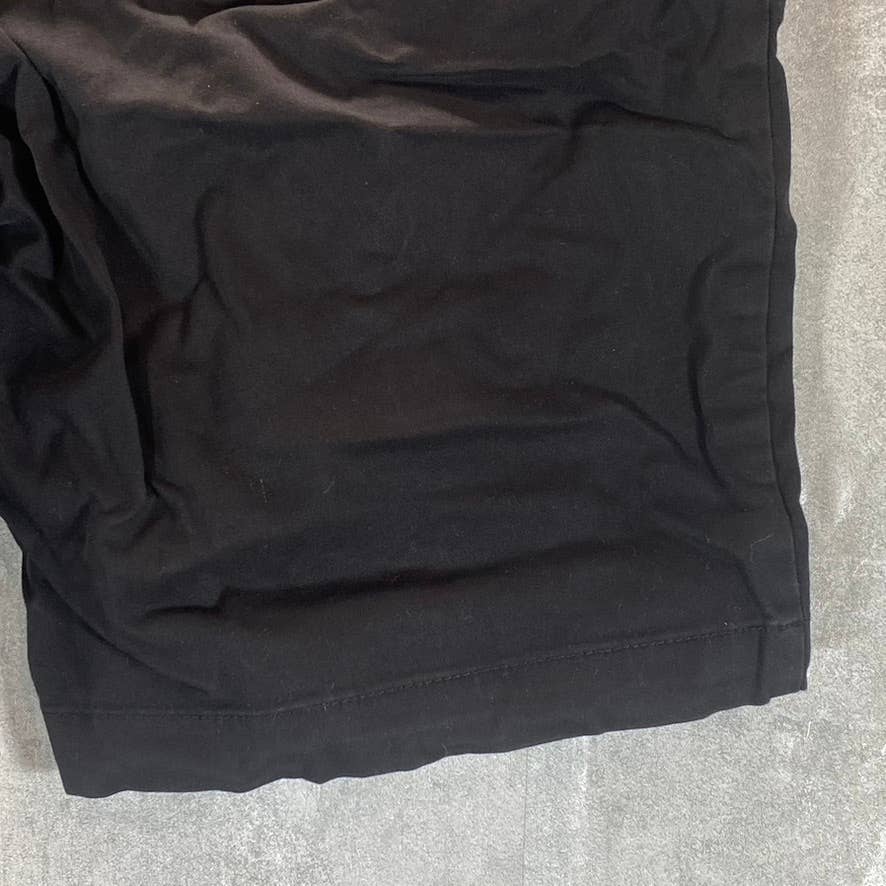 TOMMY HILFIGER Women's Black Solid TH-Flex Hollywood Bermuda Mid-Rise Shorts SZ8
