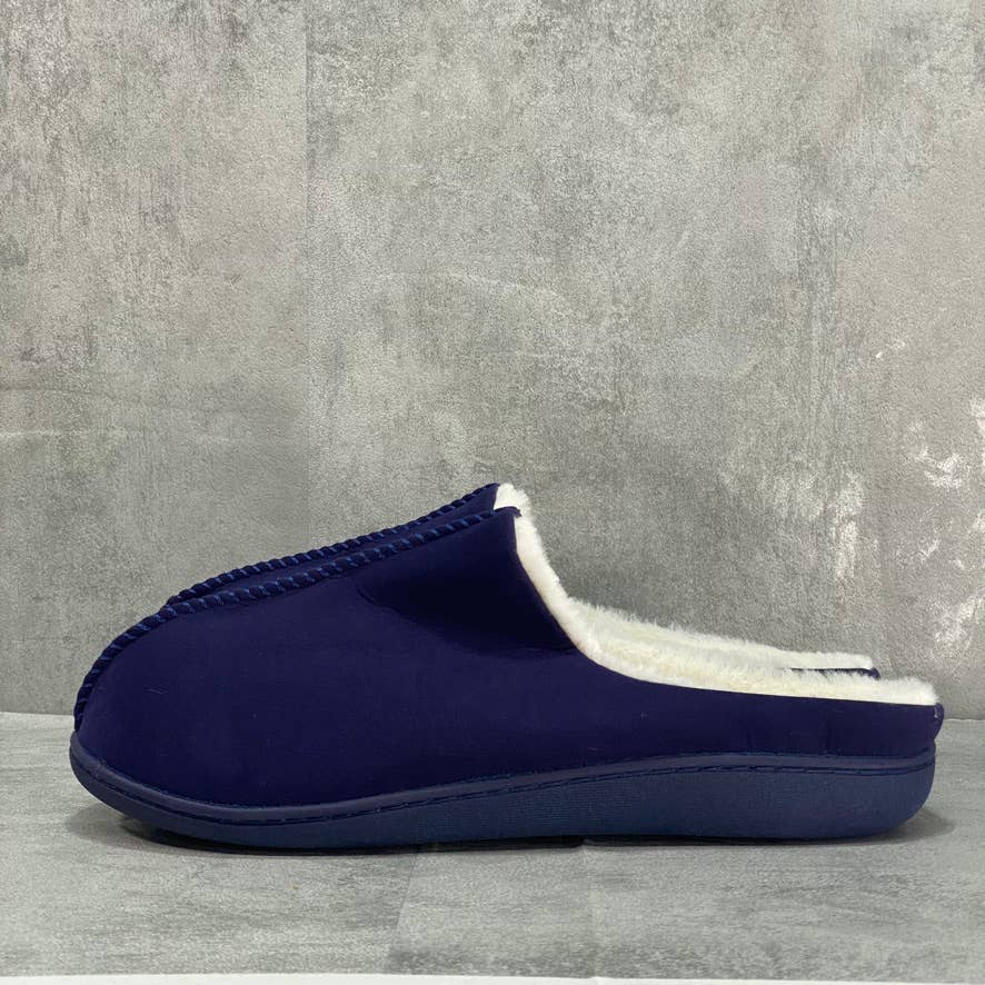 MIO MARINO Navy Cuddles Memory Foam Slippers SZ 9-10