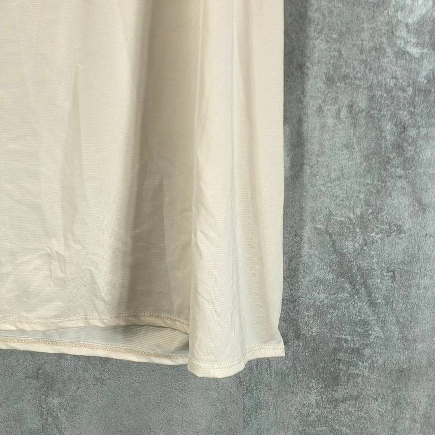 ALFANI ALFATECH Men's Beige Crewneck Short-Sleeve T-Shirt SZ XL