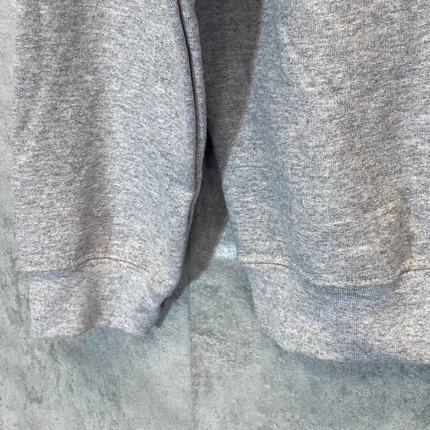 BP. Women's Gray Ying Yang Lover Graphic Crewneck Pullover Sweater SZ M