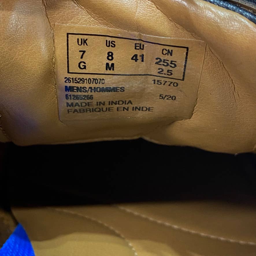 CLARKS Black Whiddon Plain Oxfords SZ 8