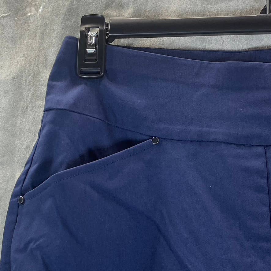 INC INTERNATIONAL Women's Deep Twilight Mid-Rise Bermuda Pull-On Shorts SZ 6