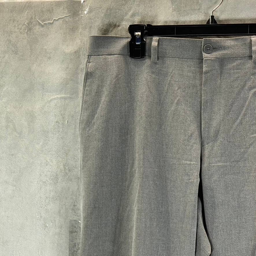 INC INTERNATIONAL CONCEPTS Men's Pure Grey Solid Slim-Fit Suit Pants SZ 34X32