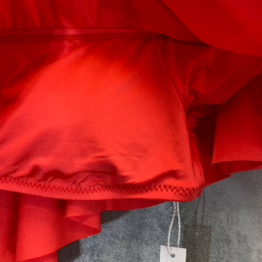 TRINA TURK Women's Poppy Flutter Off-The Shoulder Bandeau Bikini Top SZ 0