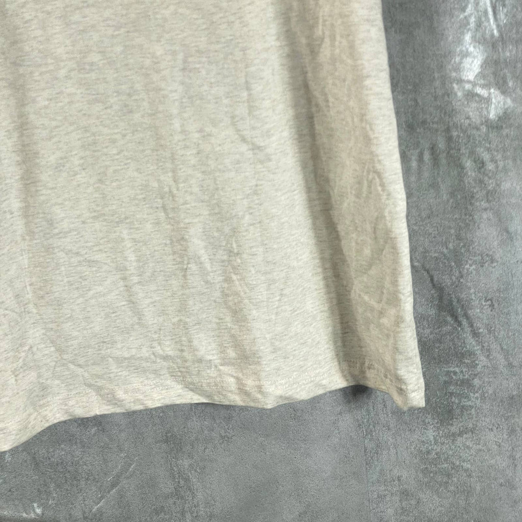 CLUB ROOM Men's Tan Solid Crewneck Classic-Fit Short-Sleeve T-Shirt SZ L