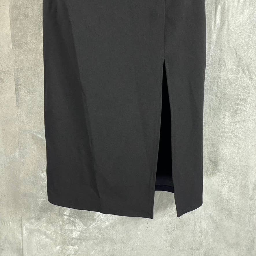 SPEECHLESS Juniors' Black Square-Neck Pullover Bodycon Knee-Length Dress SZ S