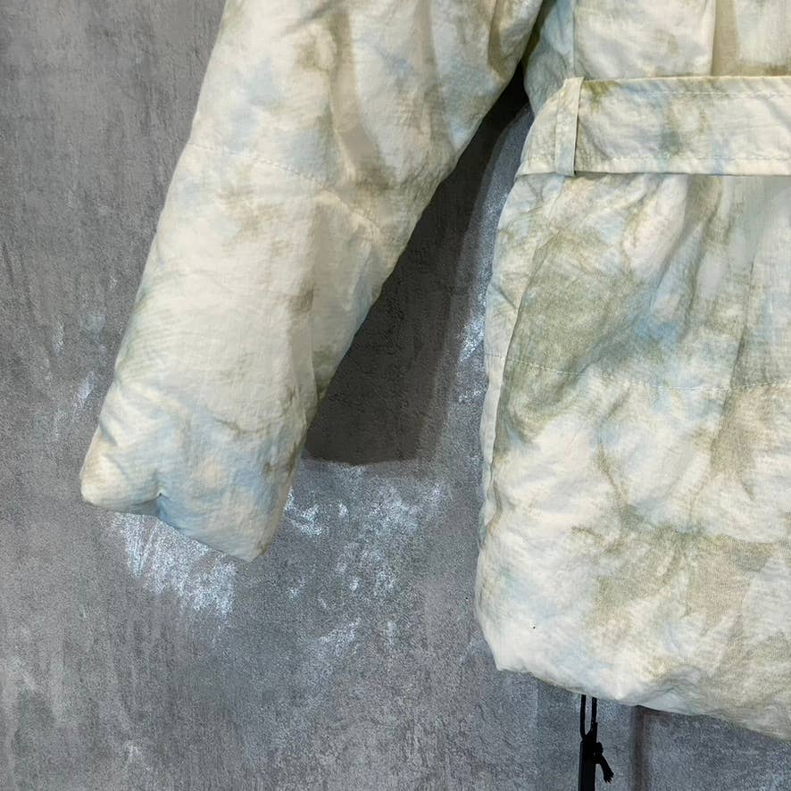 BLANK NYC Women's Perfect Day Hooded Quilted Belted Jacket SZ XS