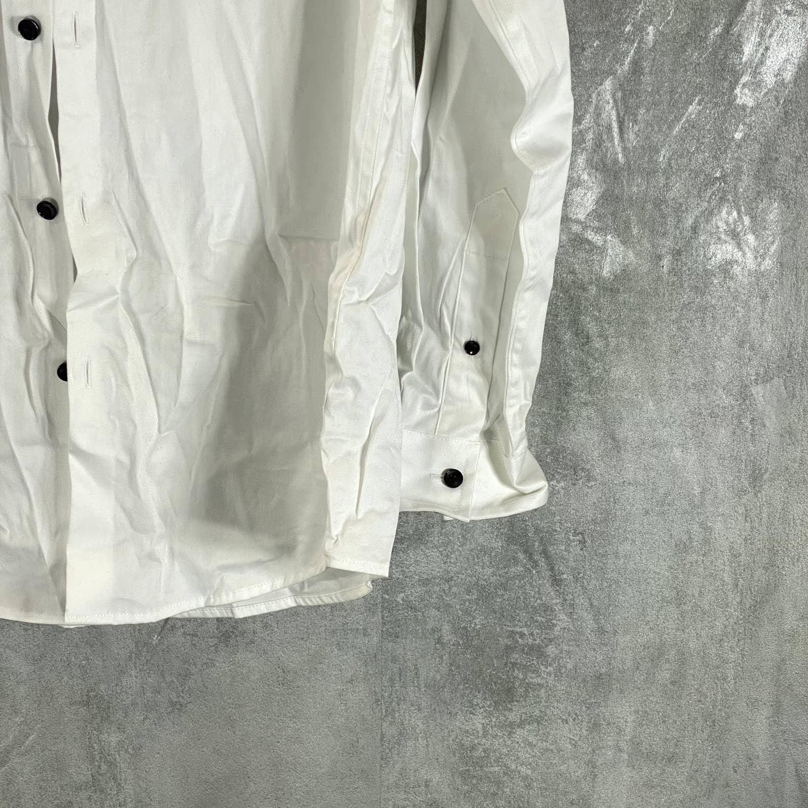 INC INTERNATIONAL CONCEPTS Men's White Pure Slim-Fit Button-Up Dress Shirt SZ S