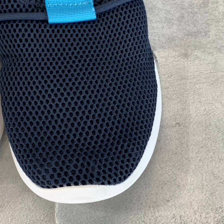 CALVIN KLEIN Women's Navy Blue Mesh Stefi Lace-Up Slip-On Athletic Sneakers SZ11