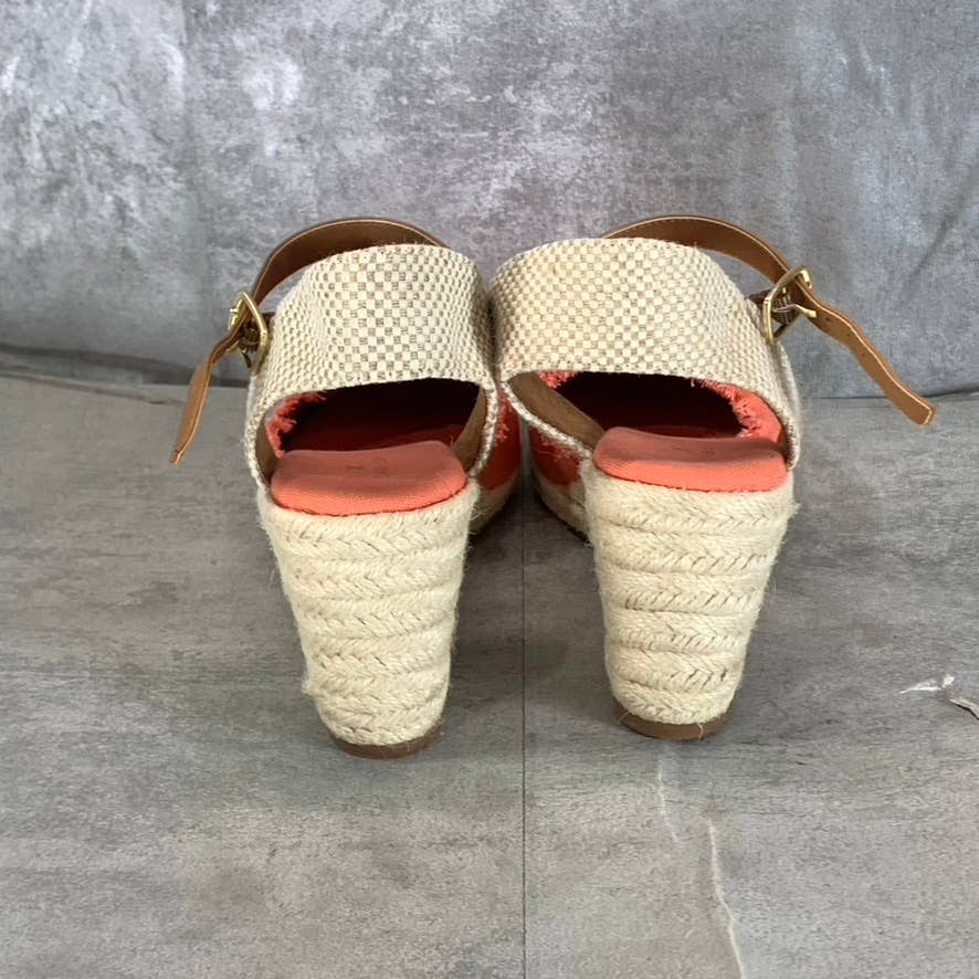 CASLON Women's Coral Saggitario Ankle-Strap Wedge Espadrille Sandals SZ 8