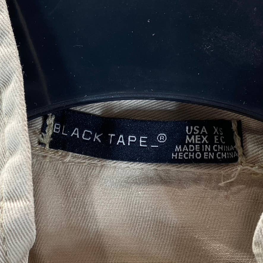 BALCK TAPE Women's Light Stone Mock-Neck Drawstring Utility Full-Zip Jacket SZXS