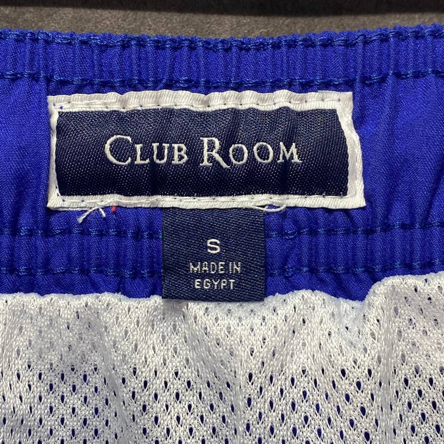 CLUB ROOM Blue Solid Quick Dry Board Shorts SZ S