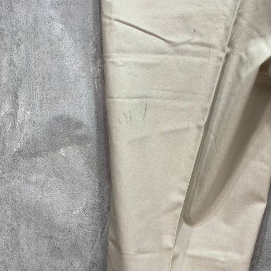 DOCKERS Tan Men's Signature Lux Straight Fit Creased Stretch Khaki Pants SZ 38X34