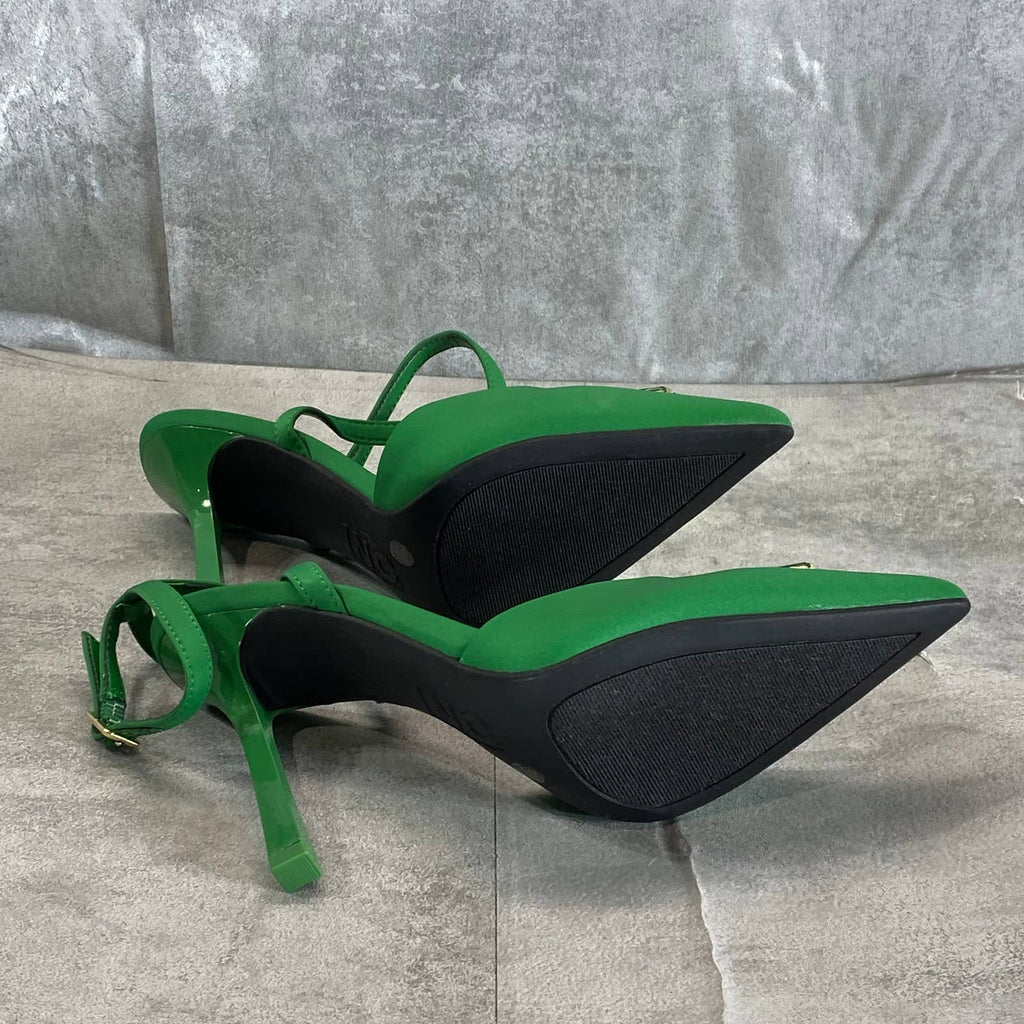 INC INTERNATIONAL CONCEPTS X MATEO Women's Green Victoria Gemstone Pumps SZ 5