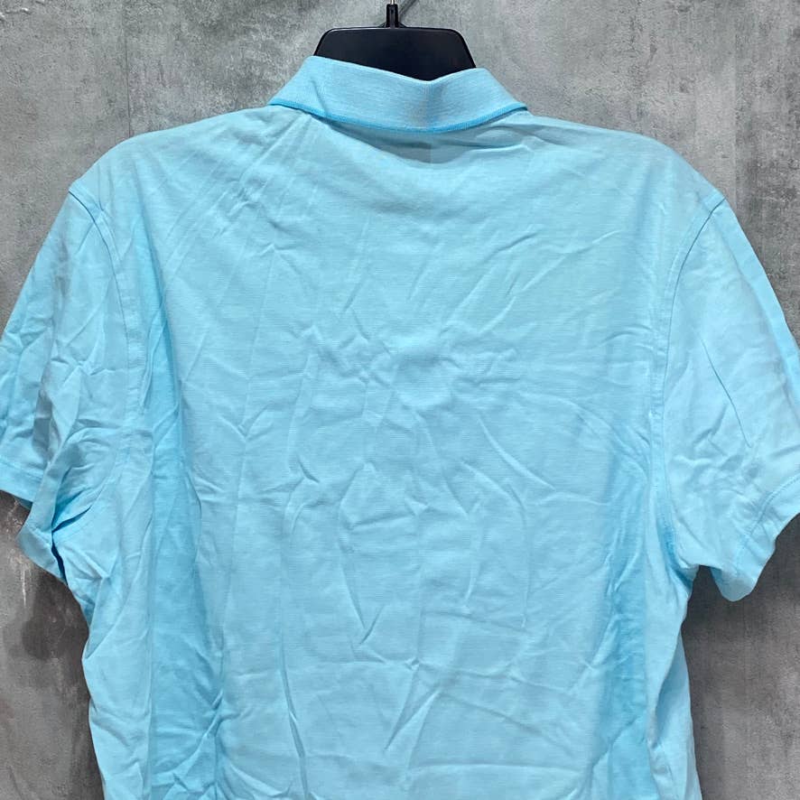 ALFANI Aqua Stretch Short Sleeve Polo Shirt SZ L