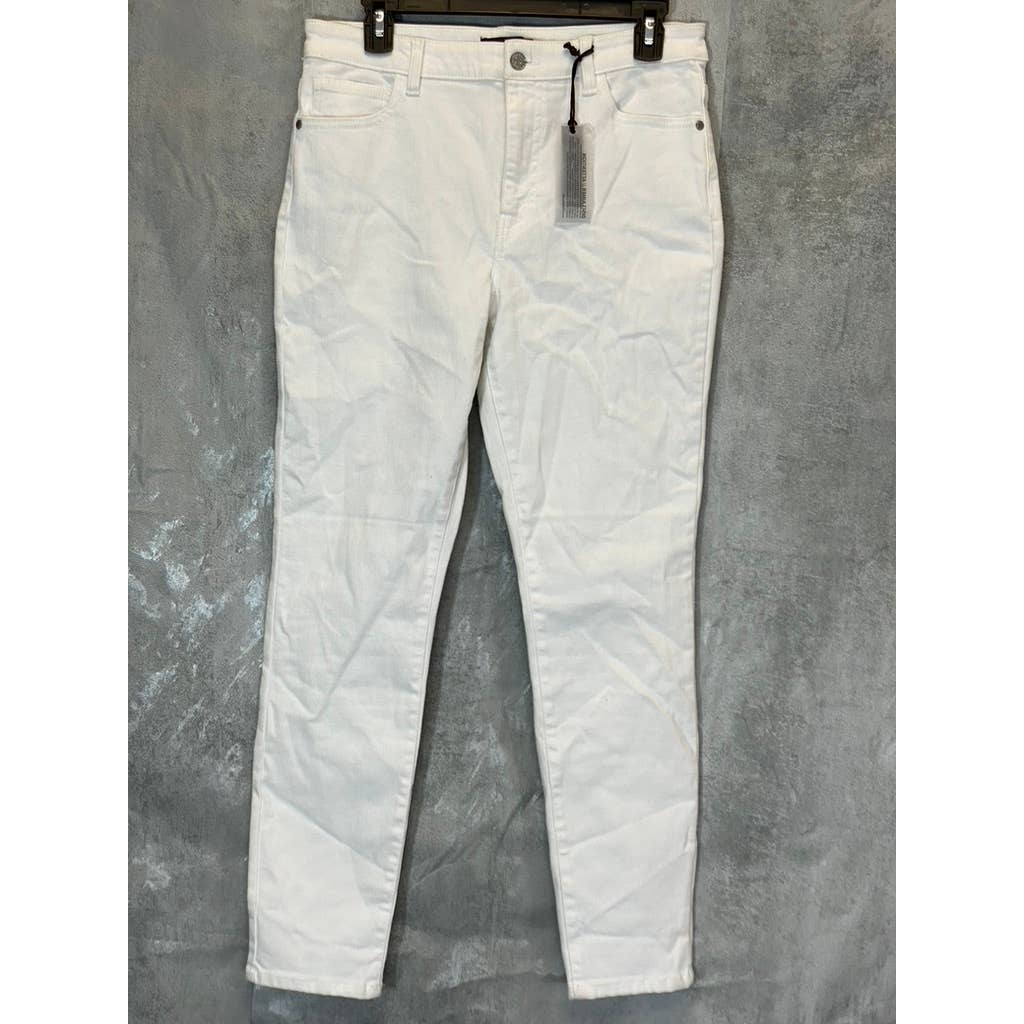 BUFFALO DAVID BITTON Women's White High-Rise Denim Skinny Jeans SZ 31