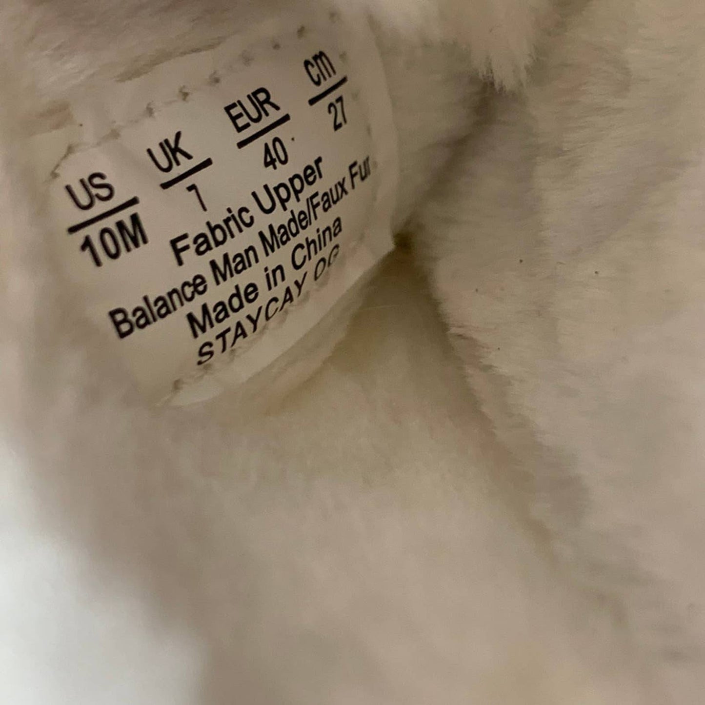 DR. SCHOLL'S Tofu Staycay OG Faux Fur Buckle Slide Sandal SZ 10