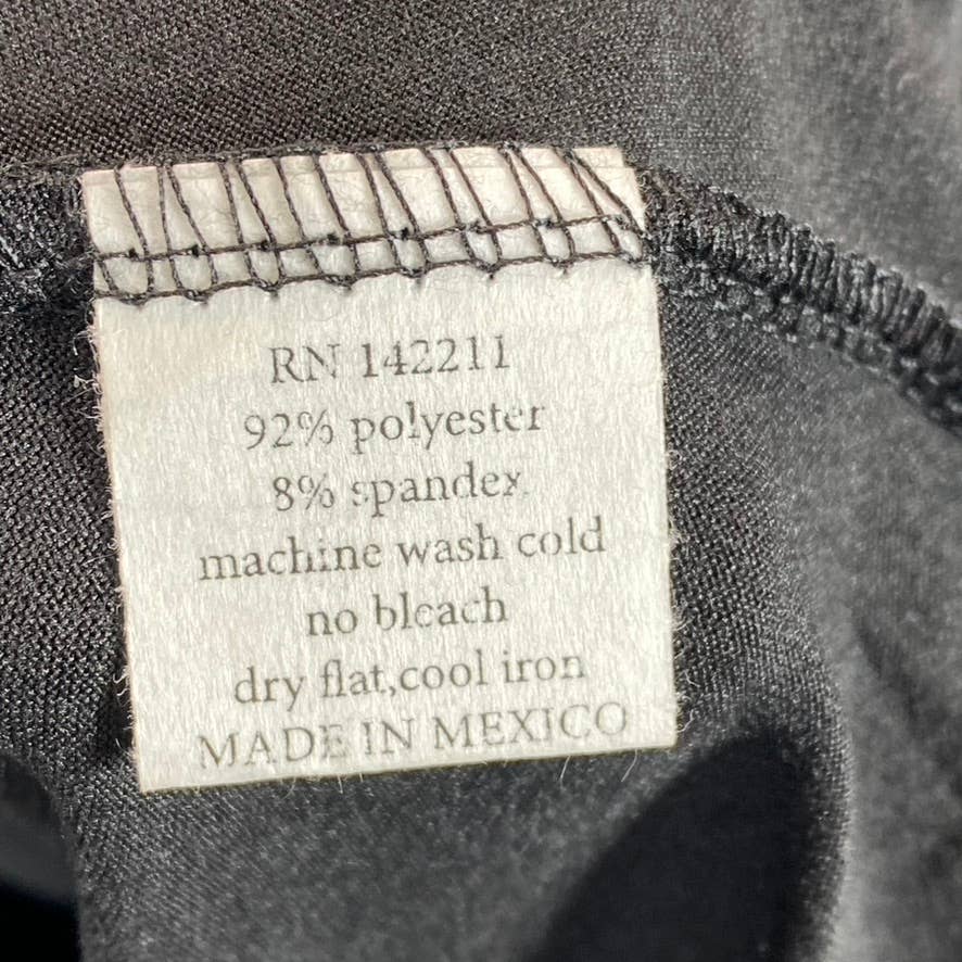 24SEVEN COMFORT Women's Black Short Sleeve Pocket Detail Midi Dress SZ M