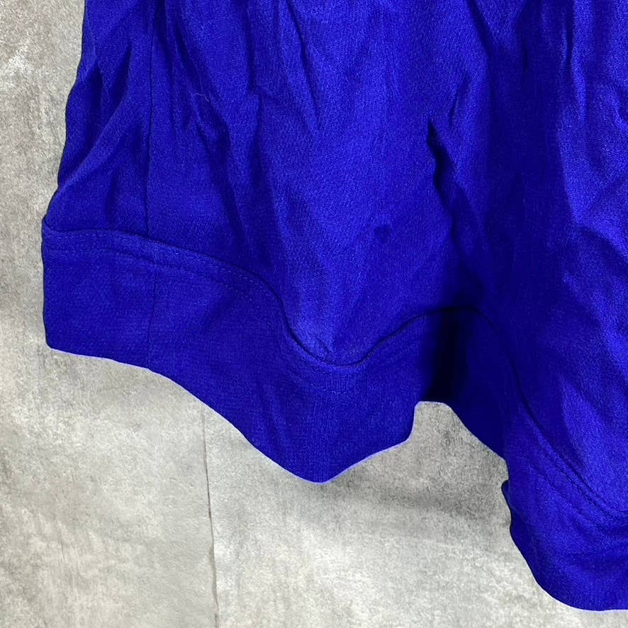 CITY CHIC Women's Plus Electric Blue Scoopneck Elbow Sleeve Hi-Low Top SZ L(20)