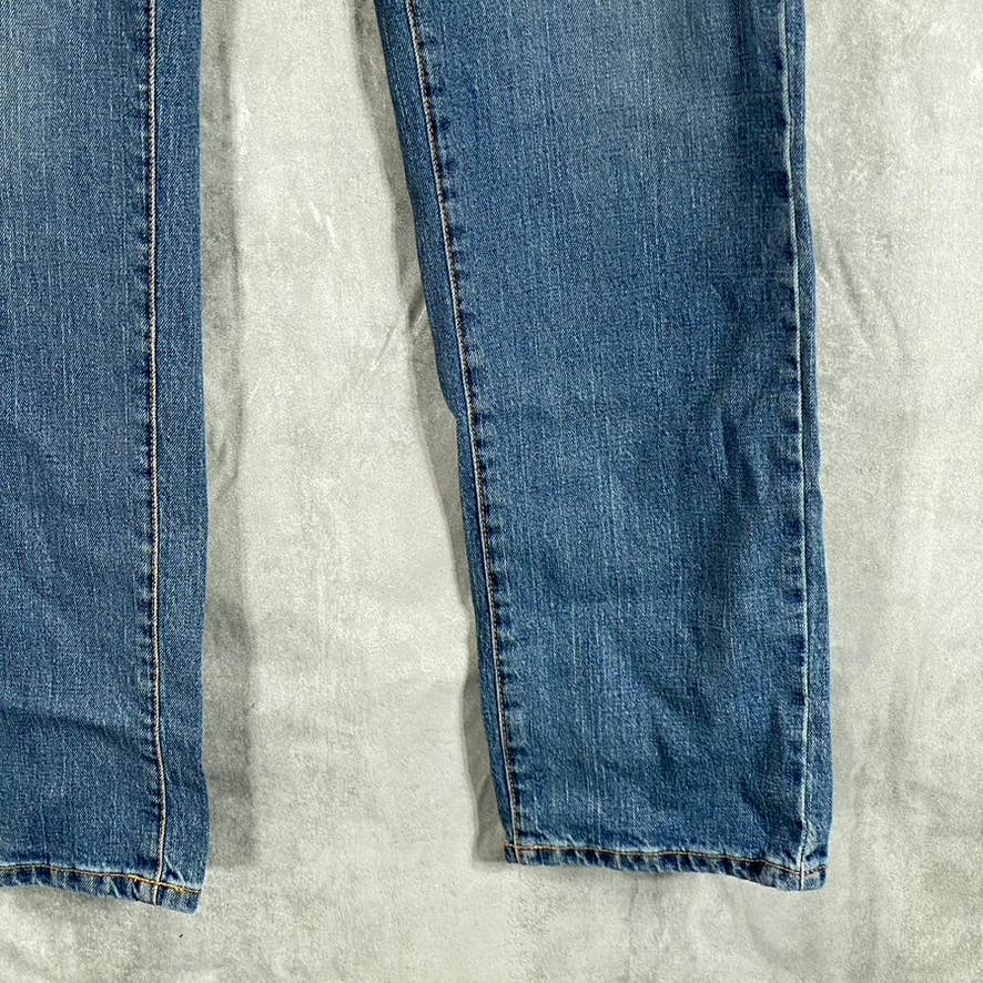 TOMMY JEANS Men's Light Wash Straight-Fit Stretch Jeans SZ 34X32
