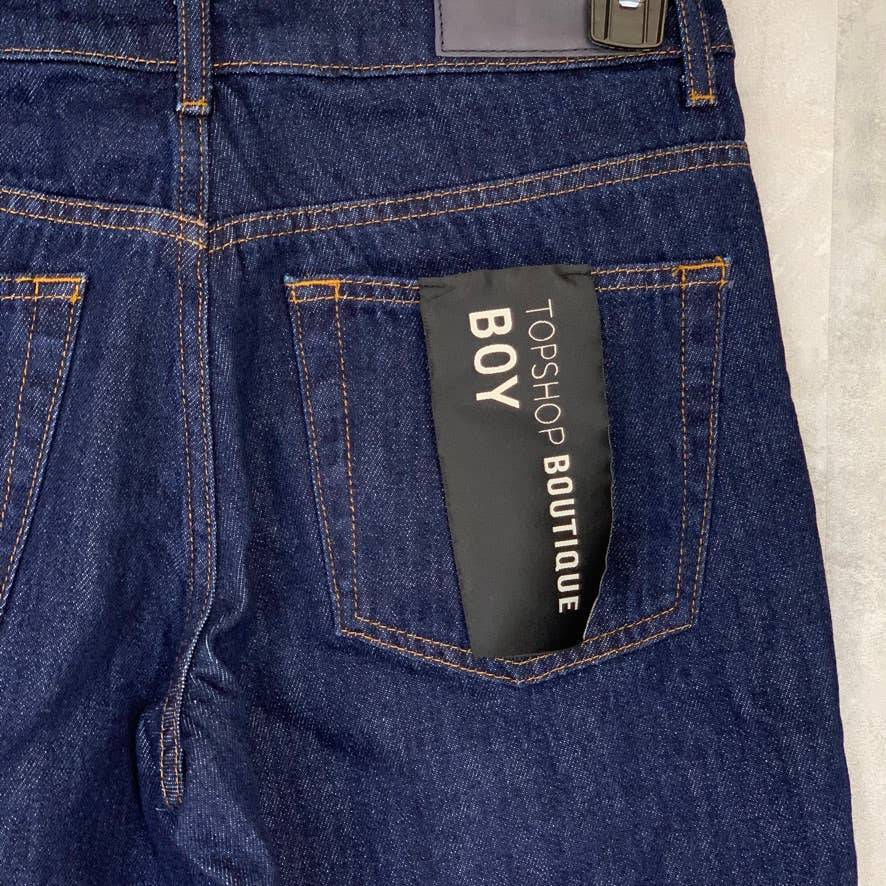 TOPSHOP BOUTIQUE Dark Wash High-Waisted Boyfriend Jeans SZ 6
