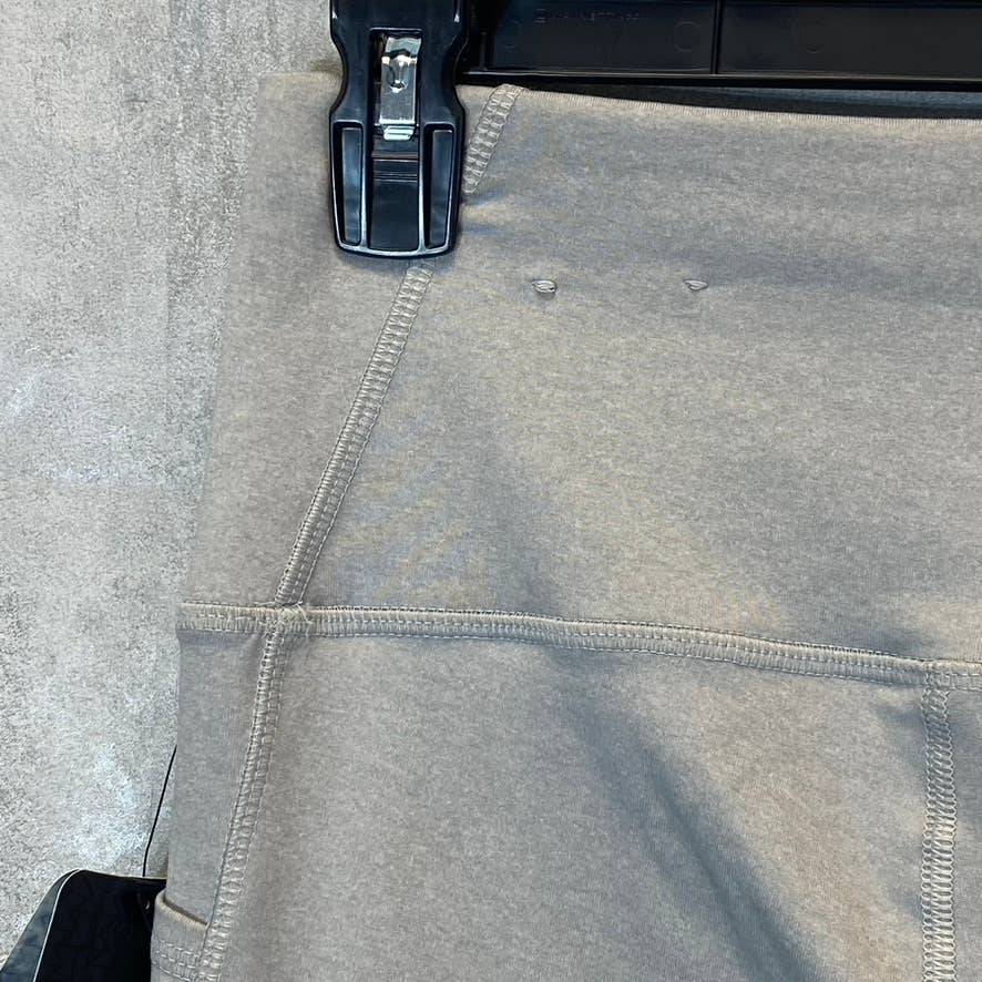 RBX Women’s Light Heather Grey High-Waist Active Pull-On Capri Leggings SZ S