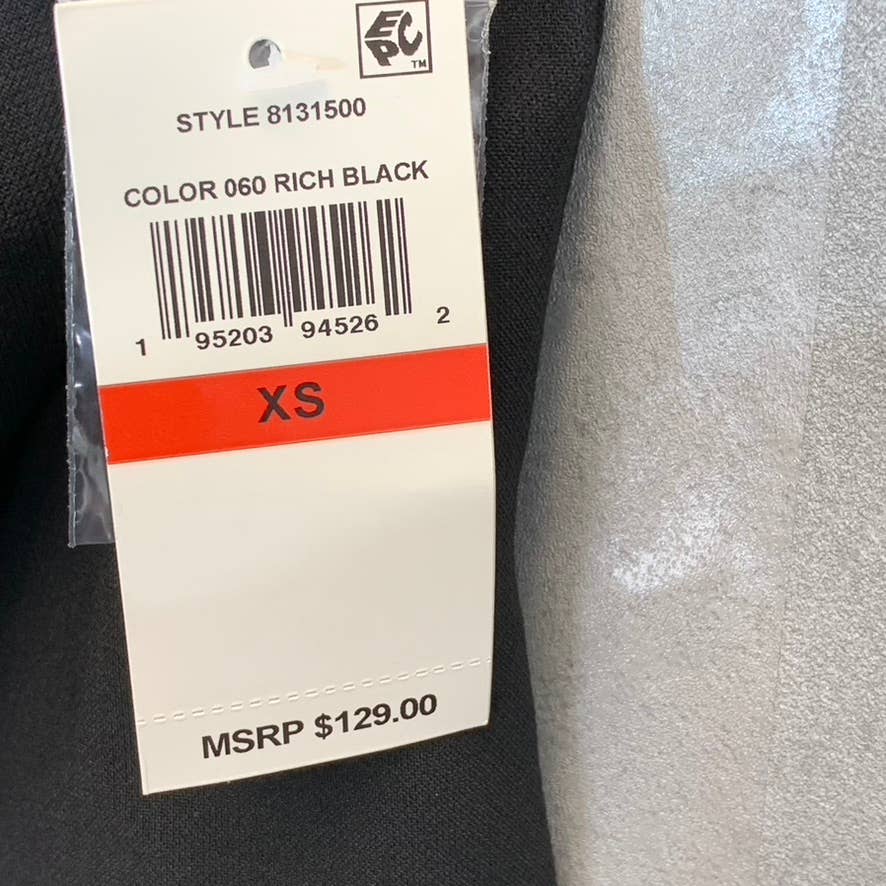 1.STATE Women's Rich Black Faux Double Breast Hook Closure Blazer SZ XS